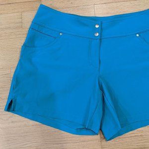 Slazenger Turquoise Golf Wicking Shorts Size 6